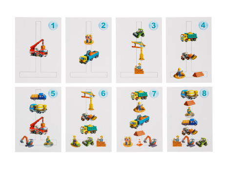 Игра на липучке с карточками "Строительная площадка" Ань-Янь. ПСФ037