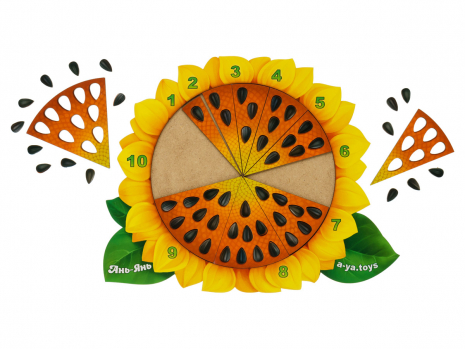 Сортер "Соняшник - рахунок" Ань-Янь. ПСФ050