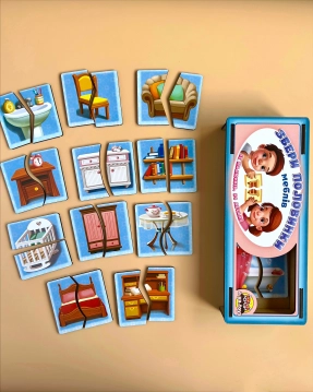 Пазл "Половинки. Меблі" Ань-Янь. ПСФ072