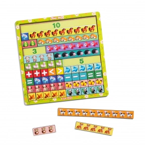 Дерев'яний сортер - головоломка Математичні сходи: Тварини Ubee ПСФ079