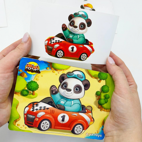 Пазл-сортер: игра с карточками "Весёлые водители" Ань-Янь ПСФ080