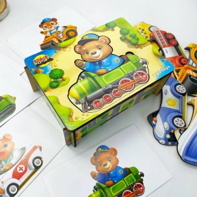 Пазл-сортер: игра с карточками "Весёлые водители" Ань-Янь ПСФ080