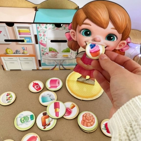 Пазл-сортер комодик "Їстівне - неїстівне" Ань-Янь ПСФ091