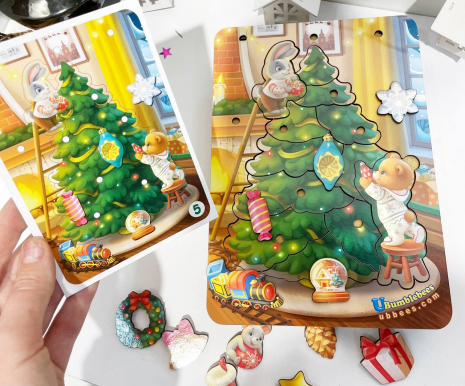 Гра 2 в 1 Ялинка маленька Ань-Янь ПСФ093