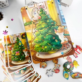 Гра 2 в 1 Ёлочка маленька Ань-Янь ПСФ093