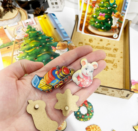 Гра 2 в 1 Ялинка маленька Ань-Янь ПСФ093