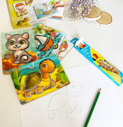 Трафарети великі Ань-Янь ПСФ095