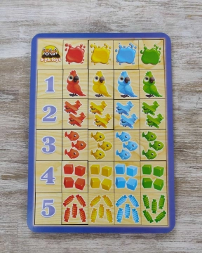 Пазл-сортер "Порівняй та підбери: колір та рахунок" Ань-Янь. ПСФ108