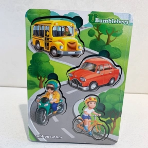 Рамка - вкладыш "Транспорт-2" (фон с подсказкой) Ань-Янь. ПСФ115