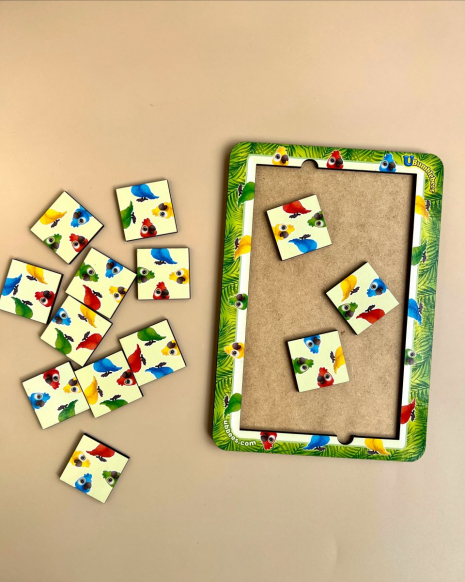 Пазл-сортер Цвет,счет и направления: попугайчики Ань-Янь ПСФ128