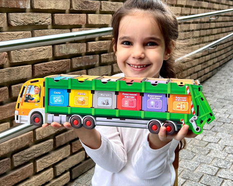 Комодик "Сортування сміття: сміттєвоз" Ань-Янь. ПСФ129