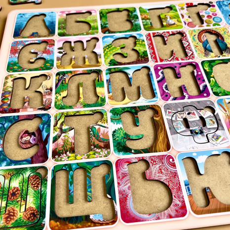 Рамка-вкладыш Украинский алфавит Алфавит ПСФ138 Ань-Янь