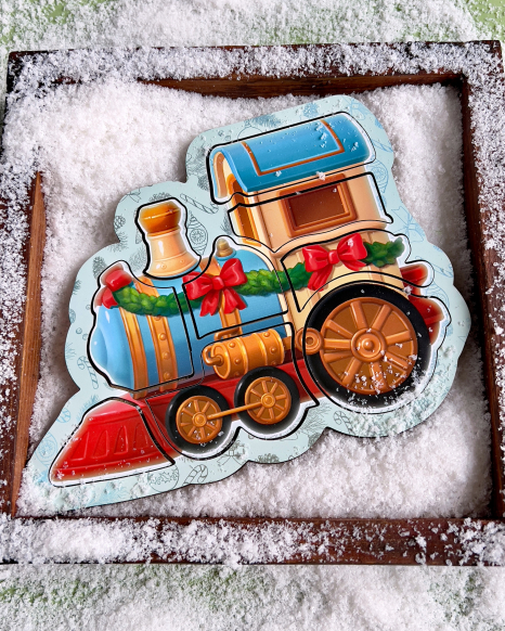 Контурний пазл "Паровоз" Ань-Янь. ПСФ145