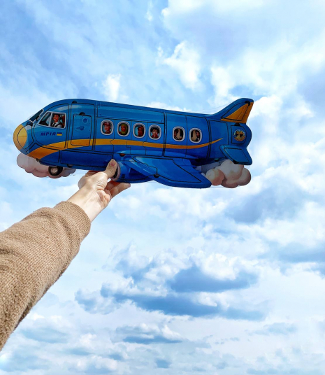 Вкладиш - сортер пазл  Літак Мрія Ань-Янь ПСФ161