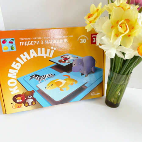 Дерев'яна розвиваюча гра "Комбінації" Puz-88894 PuzzleOK