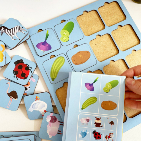 Дерев'яна розвиваюча гра "Комбінації" Puz-88894 PuzzleOK