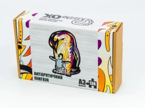 Фигурный деревянный пазл "Антарктический пингвин" PuzzleOK. PuzA3-00755