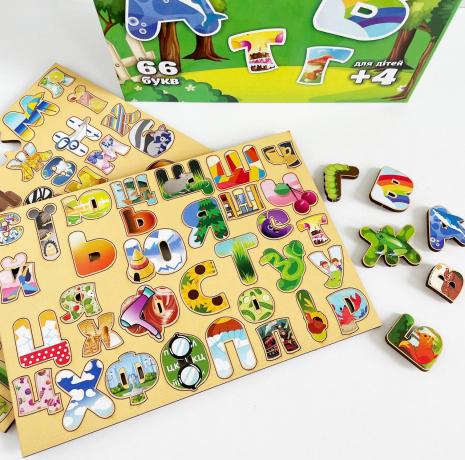 Алфавіт на липучках Puzz-26919