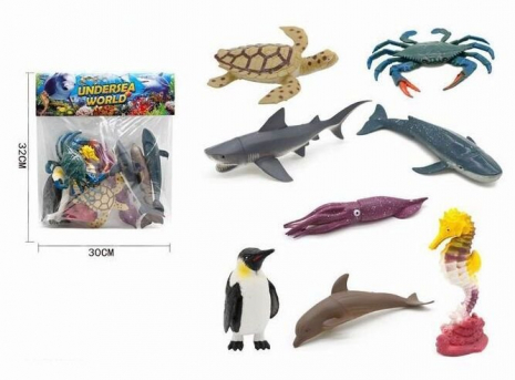 Фігурки тварин: набір морські мешканці Q 502-8