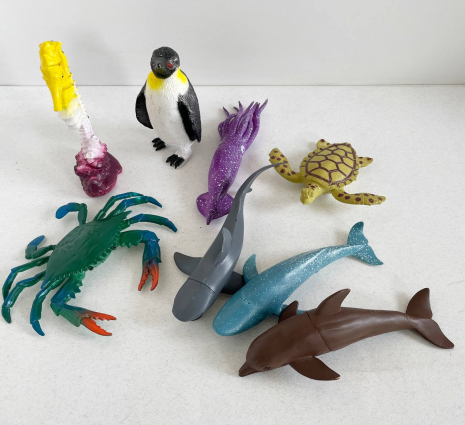 Фігурки тварин: набір морські мешканці Q 502-8