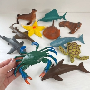 Набір тварин Q 503 "Підводний світ", 10 елементів, у пакеті