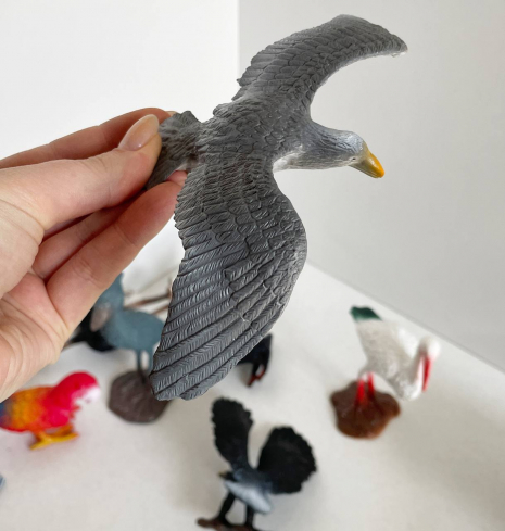 Набір фігурок тварин Птахи (8 фігурок) в пакеті Q 907-7