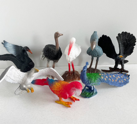 Набір фігурок тварин Птахи (8 фігурок) в пакеті Q 907-7