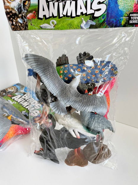 Набір фігурок тварин Птахи (8 фігурок) в пакеті Q 907-7