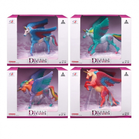 Конячка єдиноріг/пегас, 4 види, кор., Q9899-Y22