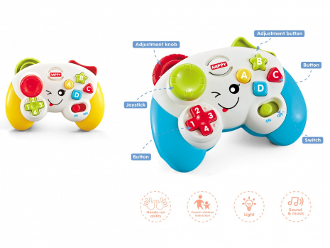 Музична іграшка Джойстик зі світлом і звуком QF366-035