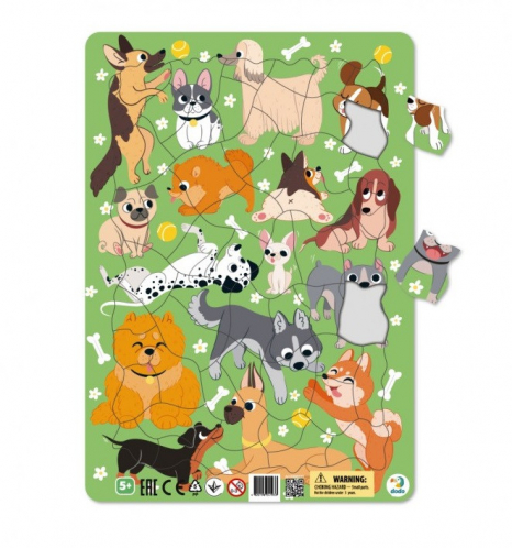 Картонні пазли в рамці Цуценята Песики (53 дет.), Додо / Dodo