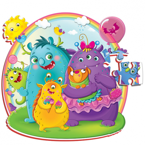 Мягкие пазлы "Mонстры" RK1202-05 Roter Kafer