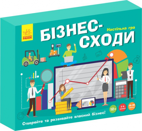 Настільна гра Бізнес-сходи. 12+ РЛ902037У Ранок