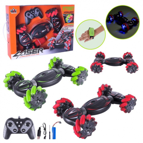 Машинка на радіокеруванні (обертається на 360°), світло, звук,usb-заряд