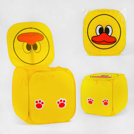 Кошик для іграшок із кришкою Жовте каченя, С 36582