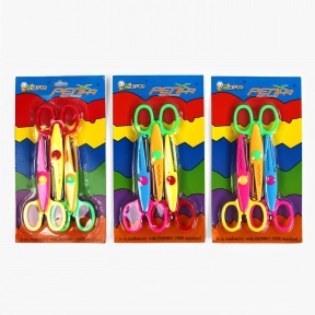 Набір фігурних ножиць 3 шт, 13,5 см, С 36973