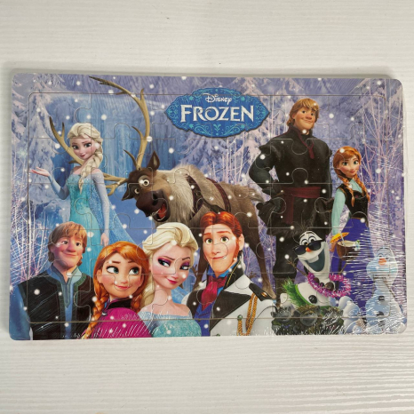 Дерев'яний пазл у рамці Крижане серце, 30 деталей