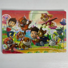 Деревянный пазл в рамке Щенячий патруль, 30 деталей