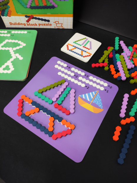 Дерев'яна логічна гра Палички, С 48685