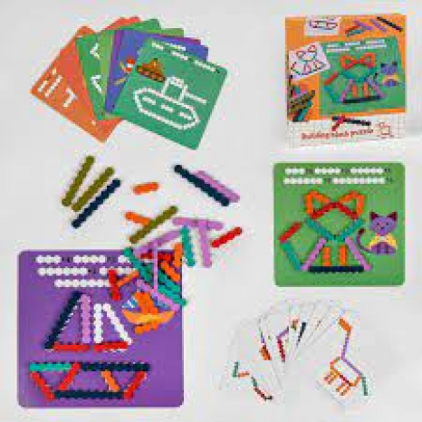 Дерев'яна логічна гра Палички, С 48685