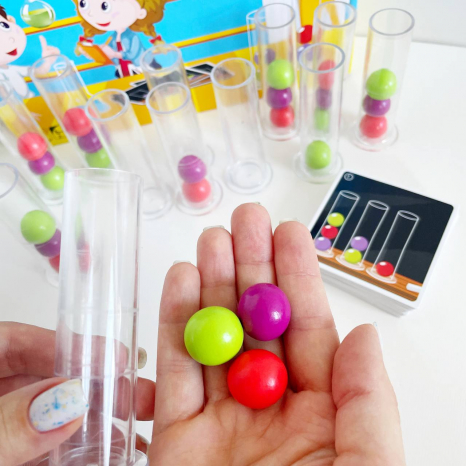 Гра на сортування з колбочками Лабораторія Little Scientist