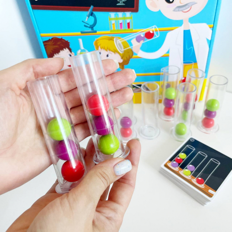 Гра на сортування з колбочками Лабораторія Little Scientist