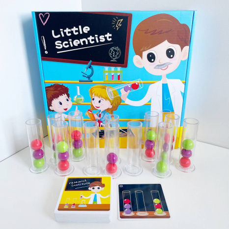 Гра на сортування з колбочками Лабораторія Little Scientist