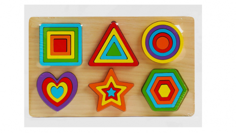 Логічна гра Геометричні фігури вкладки та мозаїка