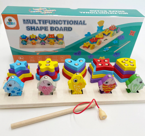 Дошка логічна Геометрик з магнітною рибалкою C 61704