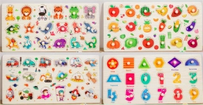 Дерев'яна рамка -вкладиш з ручками в асортименті