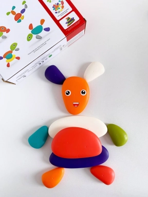 Гра "камінці-брязкальця", 11 шт., налипки, S-A111