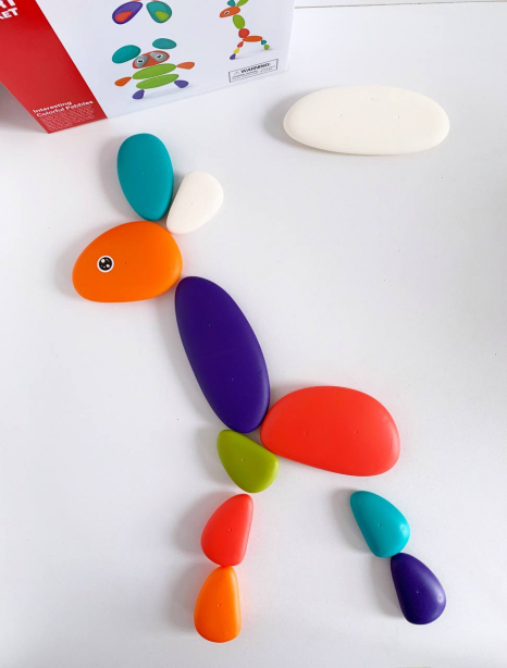 Гра "камінці-брязкальця", 11 шт., налипки, S-A111