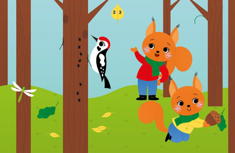 Дитяча література. Аплікації наліпками : Ліс С1655010У Ранок