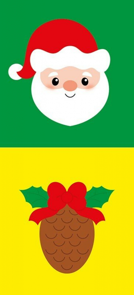 Мозаїка з наліпок : Санта. Величина